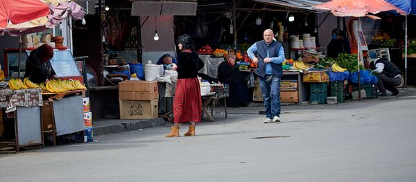 დახლები აგრარულ ბაზარში - Sputnik საქართველო