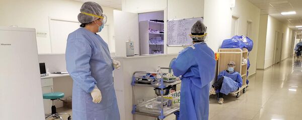 ინფექციური საავადმყოფოს ექიმები - Sputnik საქართველო