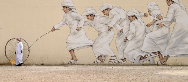 გრაფიტი კედელზე, დუბაი გრაფიტი კედელზე, დუბაი - Sputnik საქართველო