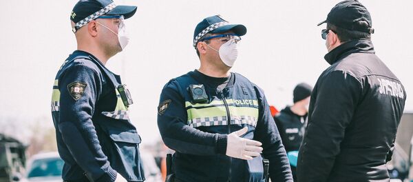 პოლიცია ბლოკპოსტზე - Sputnik საქართველო