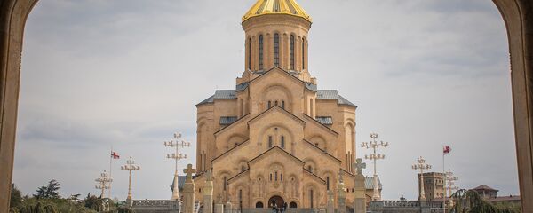 Кафедральный собор Святой Троицы Самеба - Sputnik Грузия