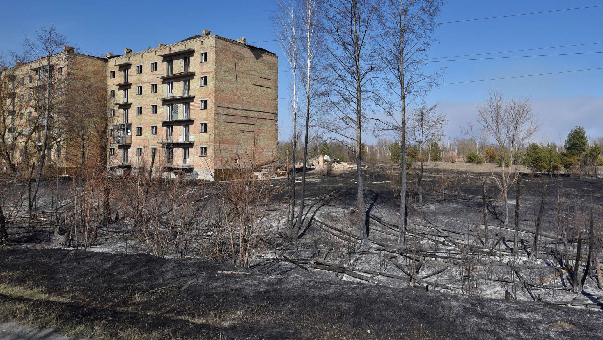 Пожар в Припяти 2020