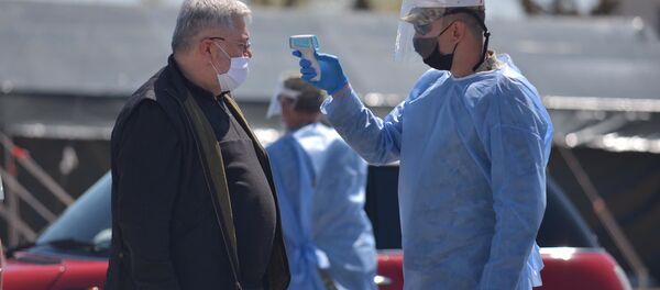 მოსახლეობის თერმოსკრინინგი - Sputnik საქართველო