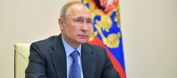 Президент РФ Владимир Путин Президент РФ Владимир Путин - Sputnik Грузия