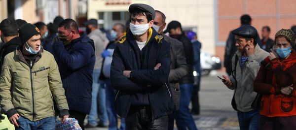 Очереди мигрантов в УФМС Калининграда - Sputnik Грузия