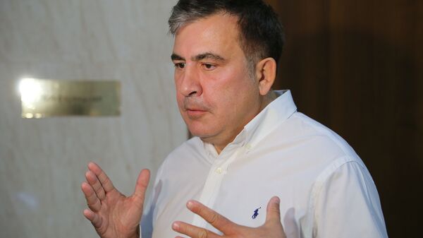 Лидер политической партии Движение новых сил Михаил Саакашвили  - Sputnik Грузия