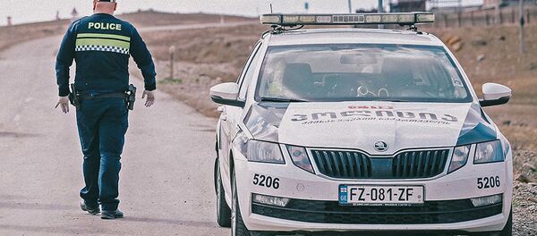 პოლიცია ბლოკპოსტზე პოლიცია ბლოკპოსტზე - Sputnik საქართველო