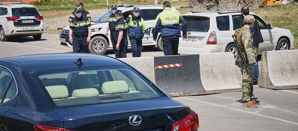 სამხედროები ბლოკპოსტზე - Sputnik საქართველო