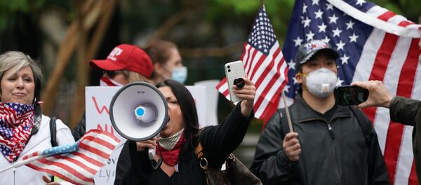 აქცია აშშ-ში აქცია აშშ-ში - Sputnik საქართველო