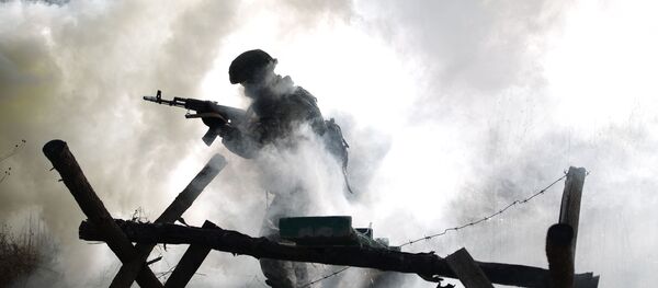 ჯარისკაცი ბრძოლისას - Sputnik საქართველო