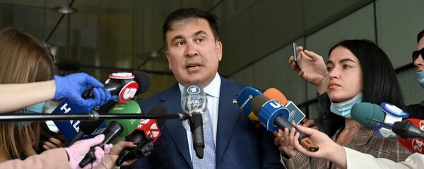 Лидер политической партии Движение новых сил Михаил Саакашвили - Sputnik Грузия