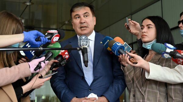 Лидер политической партии Движение новых сил Михаил Саакашвили - Sputnik Грузия