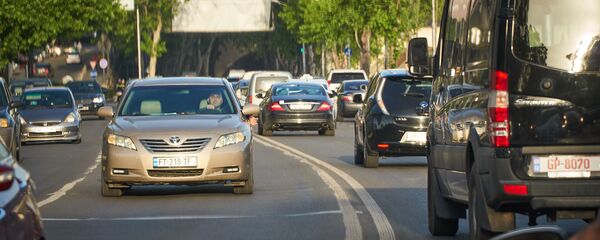 Автомобильная пробка на тбилисской набережной - Sputnik Грузия