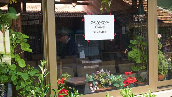 Закрытые кафе, рестораны и сувенирные магазины. Опустевший Мцхета - Sputnik Грузия