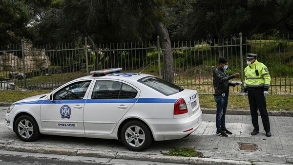 Полиция Греции - Sputnik Грузия