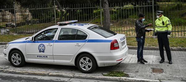 საბერძნეთის პოლიცია საბერძნეთის პოლიცია - Sputnik საქართველო