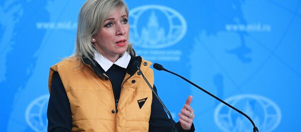Официальный представитель МИД России Мария Захарова на еженедельном брифинге (26 декабря 2019). Москвa - Sputnik Грузия