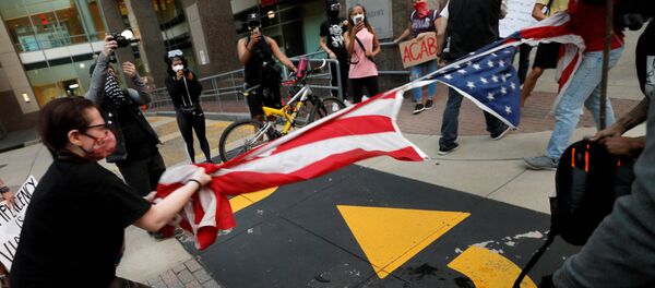 პროტესტი აშშ-ში პროტესტი აშშ-ში - Sputnik საქართველო