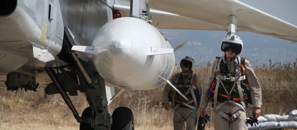 Российская боевая авиагруппа на аэродроме Хмеймим в Сирии - Sputnik Грузия