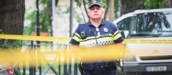 Патрульная полиция на месте происшествия - Sputnik Грузия