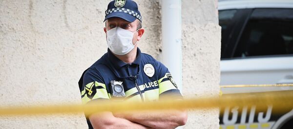 Патрульная полиция на месте происшествия - Sputnik Грузия