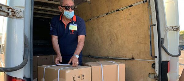 სომხეთს ქართველმა სომხებმა ხელივნური სუნთქვის 27 აპარატი გადასცეს სომხეთს ქართველმა სომხებმა ხელივნური სუნთქვის 27 აპარატი გადასცეს - Sputnik საქართველო