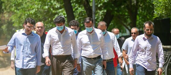 კახა კალაძე სამშენებლო ობიექტზე კახა კალაძე სამშენებლო ობიექტზე - Sputnik საქართველო