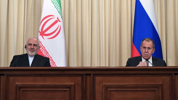 Министр иностранных дел РФ Сергей Лавров (справа) и министр иностранных дел Исламской Республики Иран Мухаммад Джавад Зариф  - Sputnik Грузия