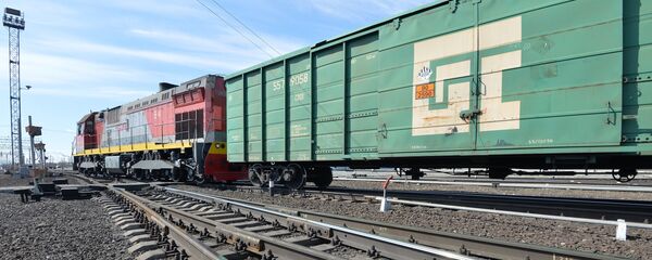 Грузовые вагоны, фото из архива - Sputnik Грузия