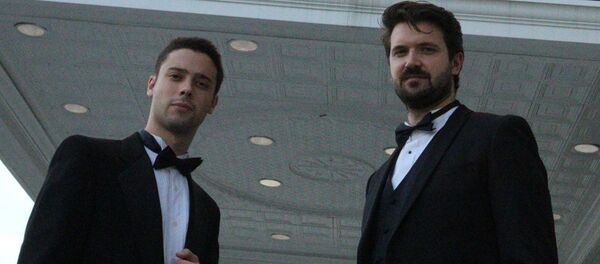 Режиссер Кристиан Нильссон и актер Эрик Табах - Sputnik Грузия