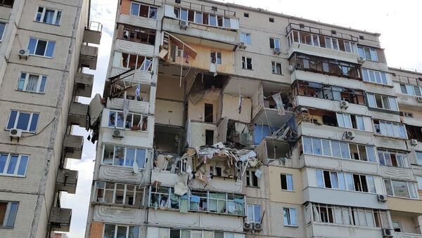 В Киеве в жилой многоэтажке взорвался газ - Sputnik Грузия