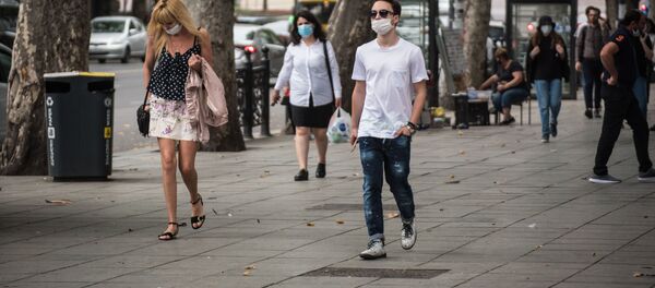 ადამიანები პირბადეებით ადამიანები პირბადეებით - Sputnik საქართველო