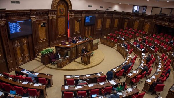 Заседание Национального собрания (16 апреля 2020). Еревaн - Sputnik Грузия