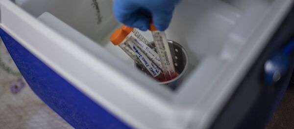 Пробирки с тестом на коронавирус, фото из архива  - Sputnik Грузия