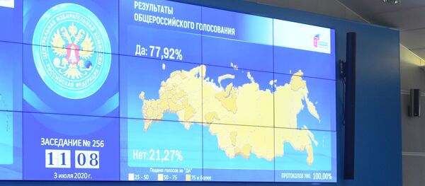 Итоги голосования по внесению поправок в Конституцию РФ Итоги голосования по внесению поправок в Конституцию РФ - Sputnik Грузия